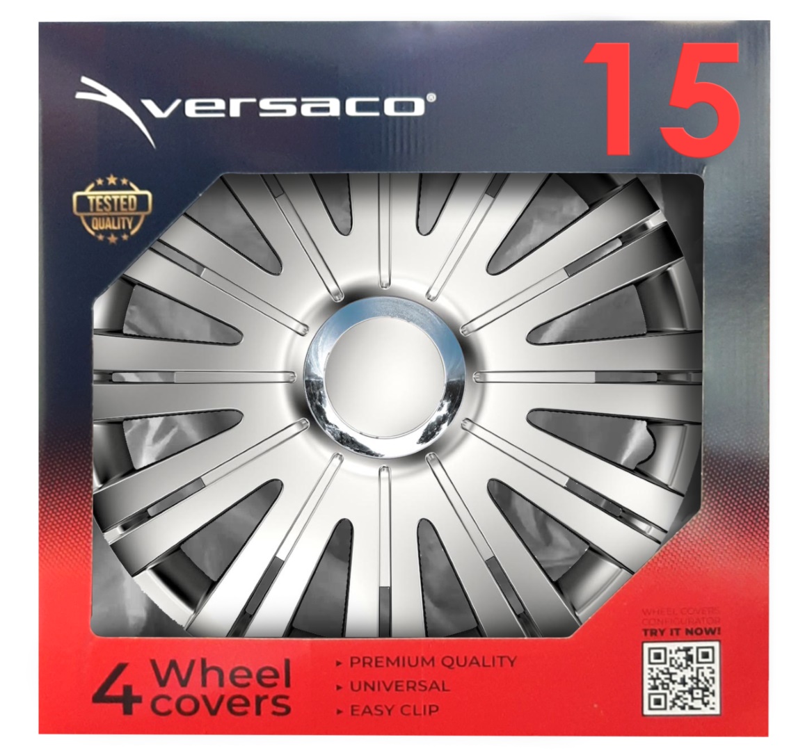 Amio - ΤΑΣΙΑ 15" HUBCAP RC ACTIVE ΑΣΗΜΙ - ΣΕΤ 4ΤΕΜ ΣΕ ΚΟΥΤΙ - 4 ΤΕΜ. (4755/AM)