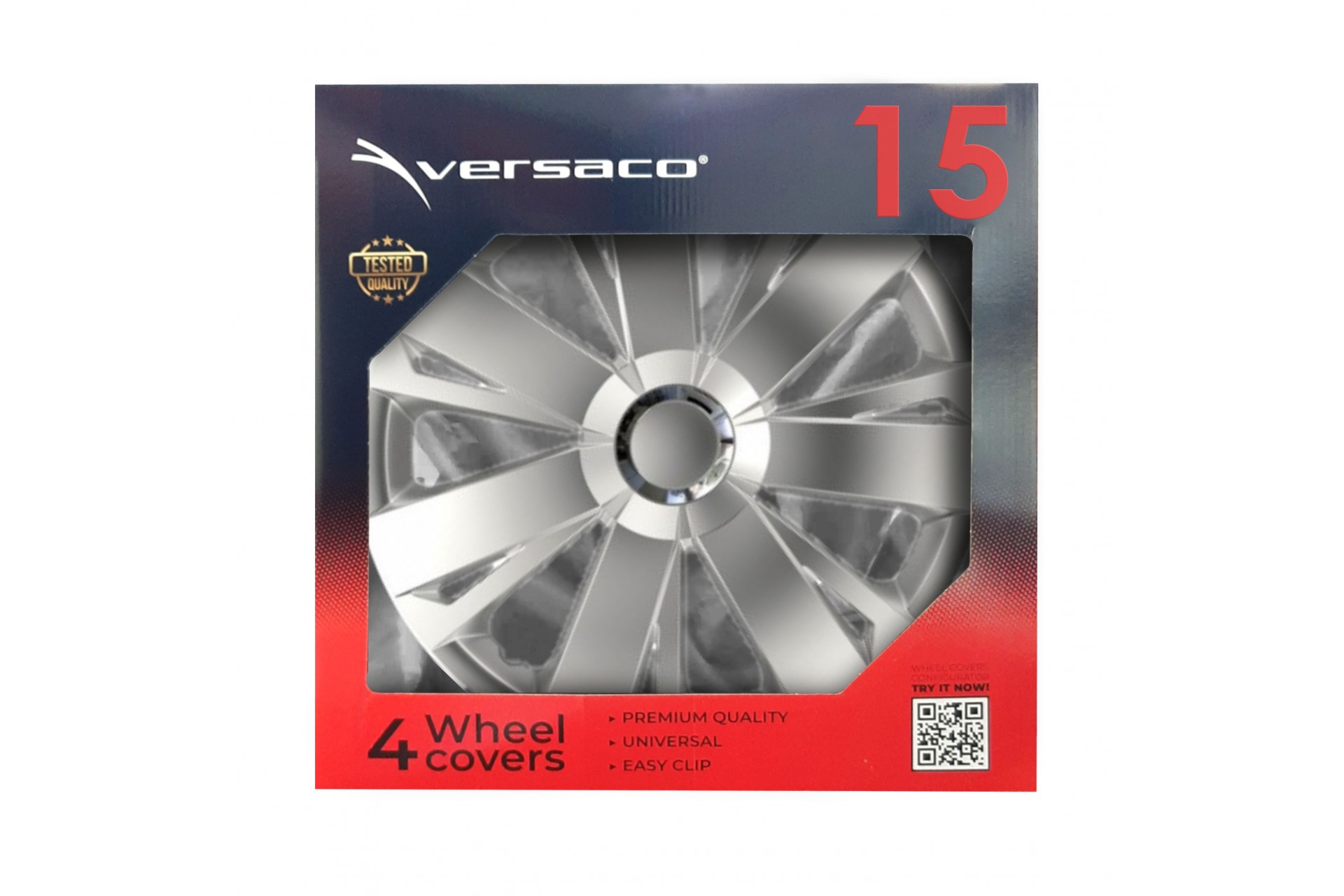 Amio - ΤΑΣΙΑ 15" HUBCAP RC ENERGY ΑΣΗΜΙ - ΣΕΤ 4 ΤΕΜ. ΣΕ ΚΟΥΤΙ (5783/AM)