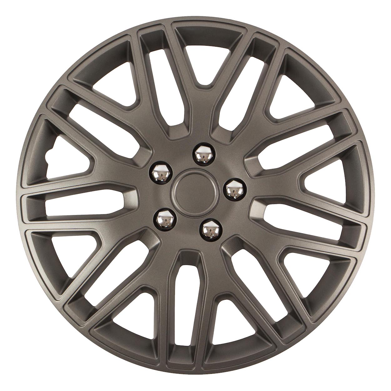 Amio - ΤΑΣΙΑ 16" DAKAR NC ΑΝΘΡΑΚΙ - ΣΕΤ 4ΤΕΜ ΣΕ KOYTI (8293/AM)