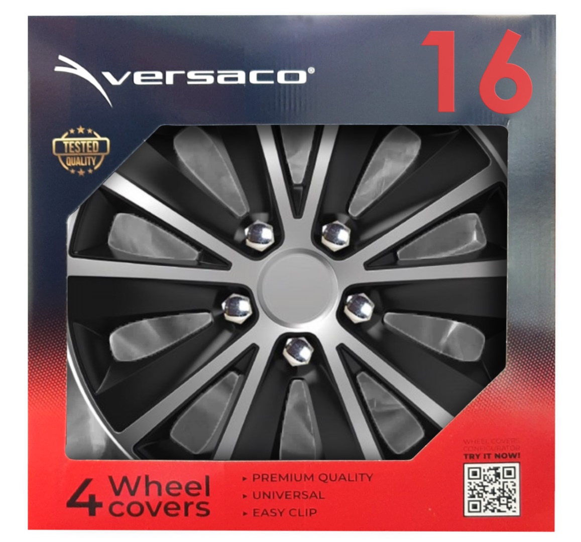 Amio - ΤΑΣΙΑ 16" RAPIDE NC SILVER BLACK- ΣΕΤ 4 ΤΕΜ. ΣΕ ΚΟΥΤΙ (0365/AM)