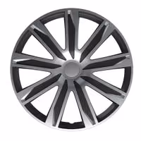 Lampa - Σετ Τάσια Αυτοκινήτου 14’’ Raze Silver/Black από υλικό ABS σε Ασημί με Μαύρο Χρώμα - 4 TEM (L3149.1)