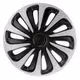 Lampa - Σετ Τάσια Αυτοκινήτου 15’’ Kojin Carbon TECH-ONE από υλικό ABS Ασημί / Μαύρο - 4 TEM (L3147.9)