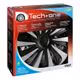 Lampa - Σετ Τάσια Αυτοκινήτου 17’’ Kojin Carbon TECH-ONE από υλικό ABS Ασημί / Μαύρο - 4 TEM (L3148.1)