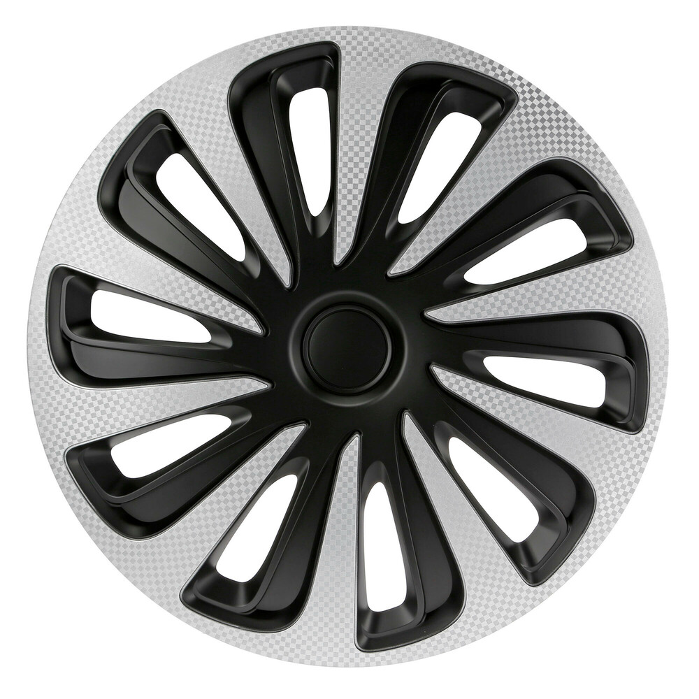 Lampa - Τάσι Αυτοκινήτου 15’’ Kojin Carbon TECH-ONE από υλικό ABS Ασημί / Μαύρο - 1 TEM (L3147.3)