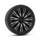 Lampa - Τάσια Shinku Silver/Black 14'' Tech-One σε Μαύρο/Ασημί Χρώμα για Σιδερένιες Ζάντες Αυτοκινήτου από ABS - Σετ 4 Τεμ. (L3145.1)