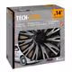 Lampa - Τάσια Shinku Silver/Black 14'' Tech-One σε Μαύρο/Ασημί Χρώμα για Σιδερένιες Ζάντες Αυτοκινήτου από ABS - Σετ 4 Τεμ. (L3145.1)