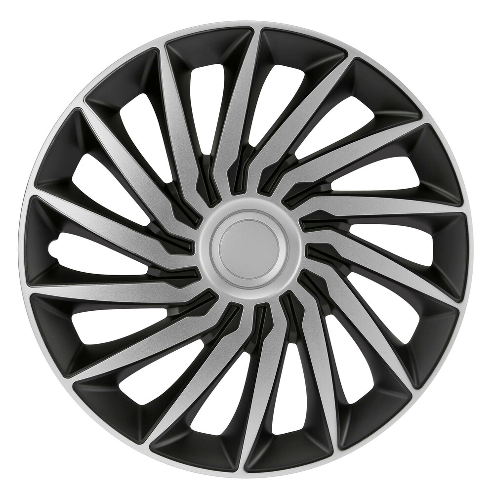 Lampa - Τάσια Tokyo Silver/Black 14'' Tech-One σε Μαύρο/Ασημί Χρώμα για Σιδερένιες Ζάντες Αυτοκινήτου από ABS - Σετ 4 Τεμ. (L3146.1)