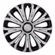 ΤΑΣΙΑ AVERA SILVER BLACK 13 INCH ΑΣΗΜΙ ΜΑΥΡΟ ΣΕΤ