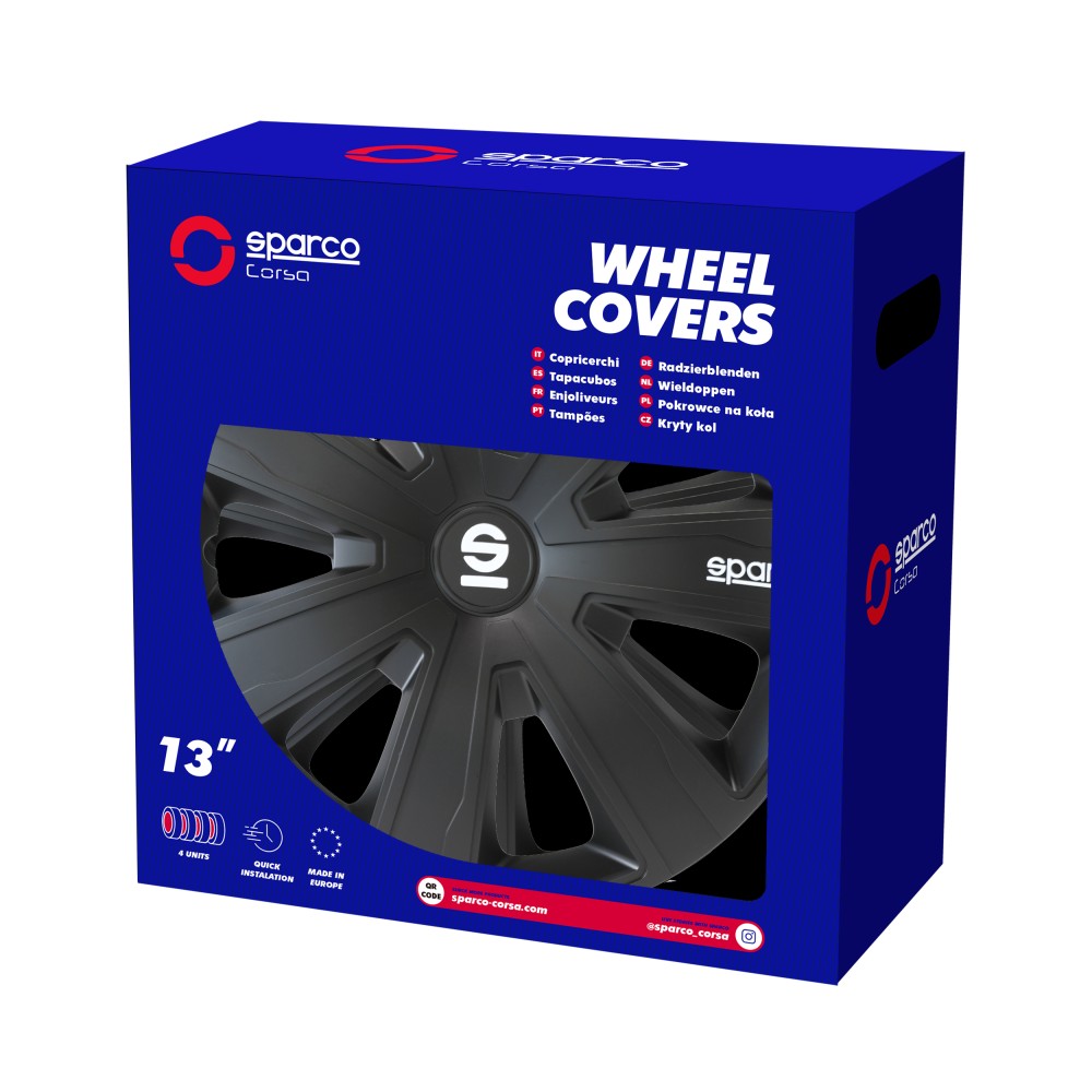 Τάσια SPARCO Palermo 14" (Μαύρο)