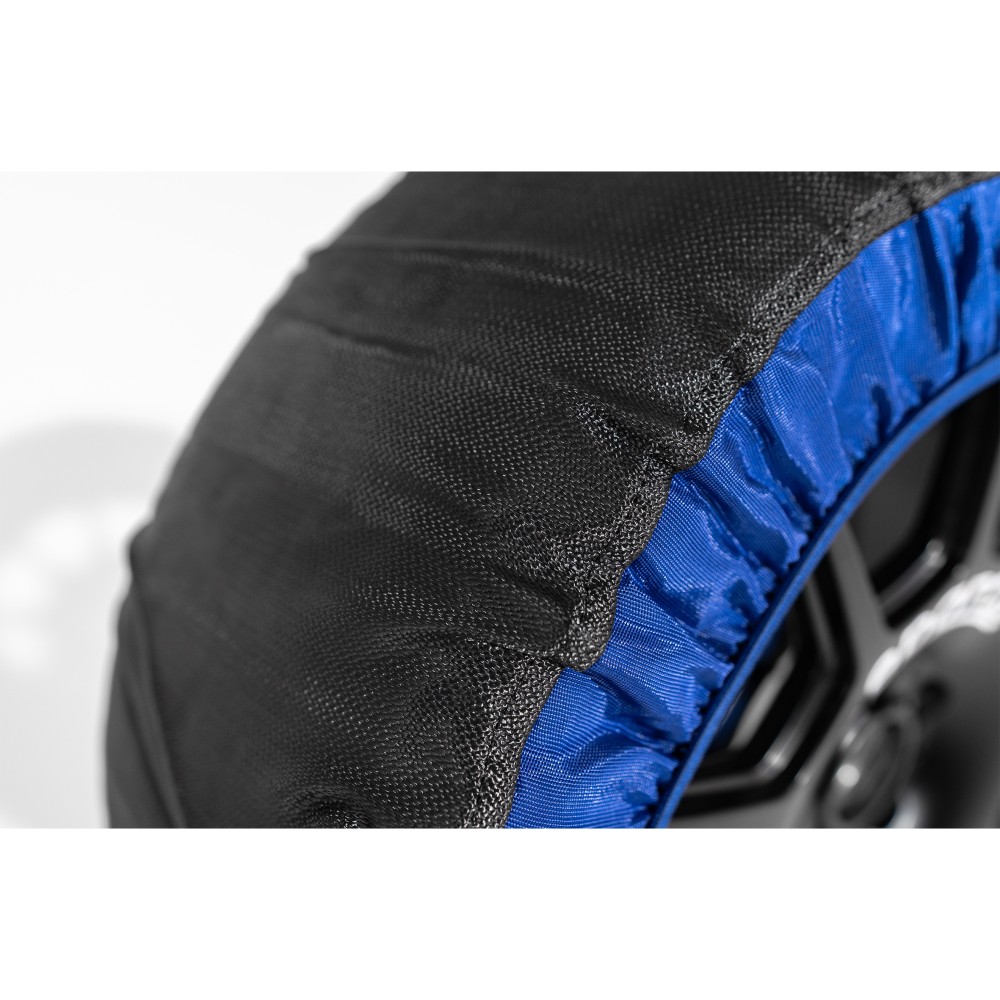 Αλυσίδες Αυτοκινήτου-Πανί Large Μαύρες με μπλε γραμμή 2τμχ Sparco