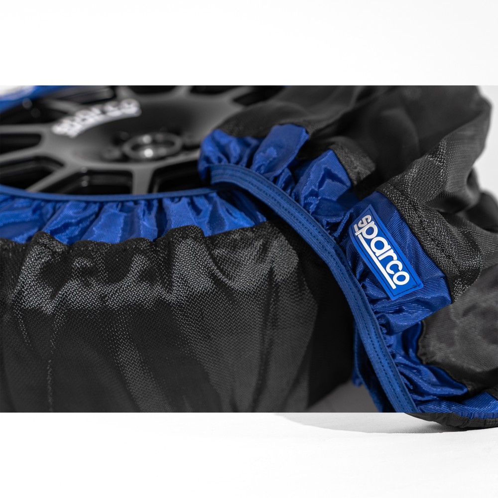 Αλυσίδες Αυτοκινήτου-Πανί XSmall Μαύρες με μπλε γραμμή 2τμχ Sparco