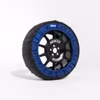 Αλυσίδες Αυτοκινήτου-Πανί XXL Μαύρες με μπλε γραμμή 2τμχ Sparco