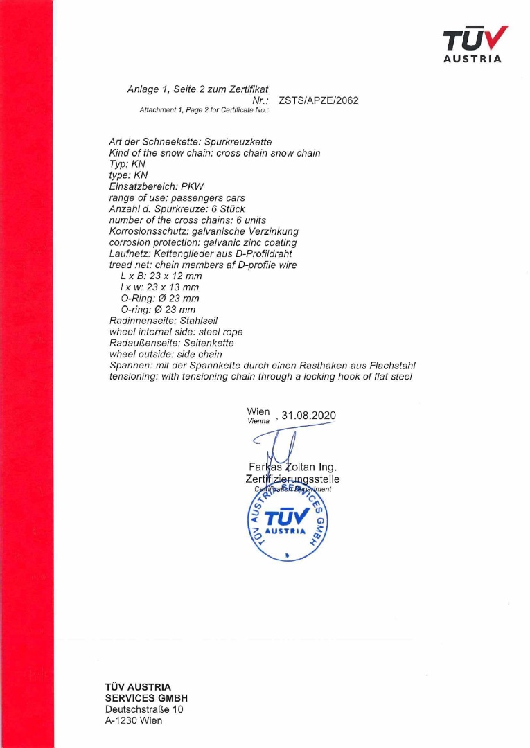 Amio - Αλυσίδες Χιονιού 12mm KN-110 με Εξελιγμένο Ασύμμετρο Ρομβοειδές Σχέδιο για Βελτιωμένη Σταθερότητα και Έλεγχο σε Χιόνι & Πάγο - 1 Σετ (02116/AM)