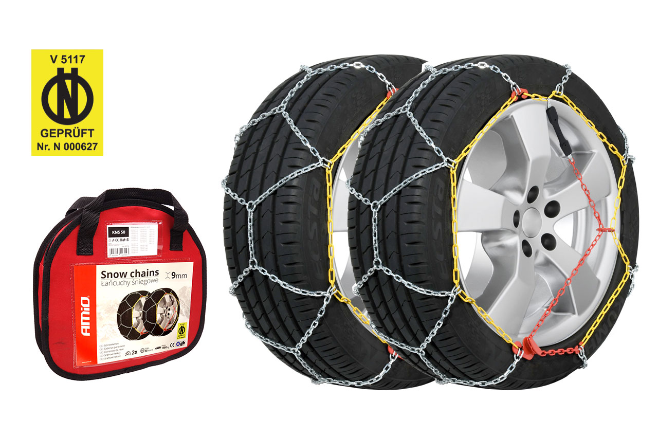 Amio - ΑΛΥΣΙΔΕΣ ΧΙΟΝΙΟΥ ΠΑΧΟΥΣ 9mm KNS-80 - 2 TEM. (02317/AM)