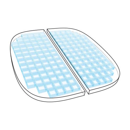 Μαξιλάρι Καθίσματος LAMPA ERGO SEAT TRAVEL Με Gel (Αναδιπλούμενο/Μαύρο)