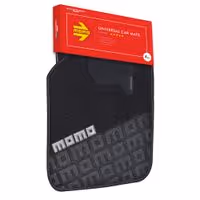 Μοκέτα Μαύρο-Γκρι 4τμχ Momo