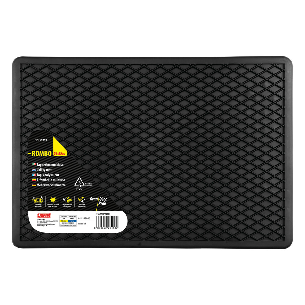 ΠΑΤΑΚΙ ΠΛΑΣΤΙΚΟ (PVC) ΜΕ ΣΧΗΜΑ ΡΟΜΒΟ 52x35cm GRAN PREE ROMBO LAMPA - 1 TEM.