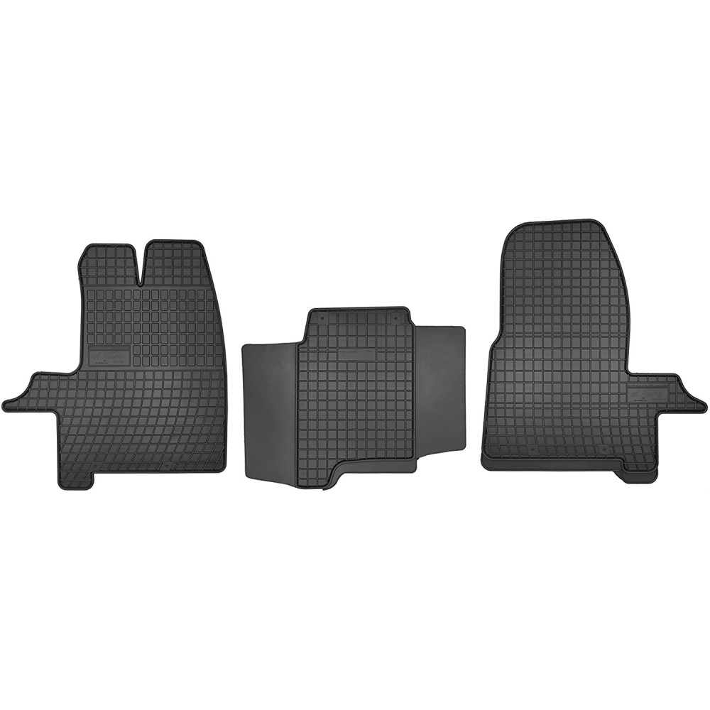 Πατάκια Αυτοκινήτου Λαστιχένια Ford Transit Custom 2013-2021 3τμχ Frogum