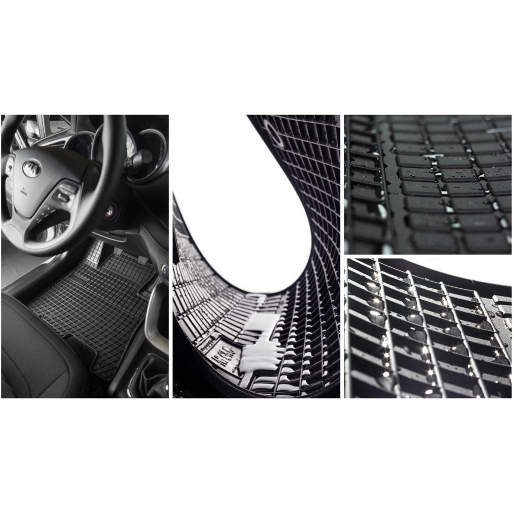 Πατάκια Αυτοκινήτου Λαστιχένια Ford Transit Custom 2013-2021 3τμχ Frogum