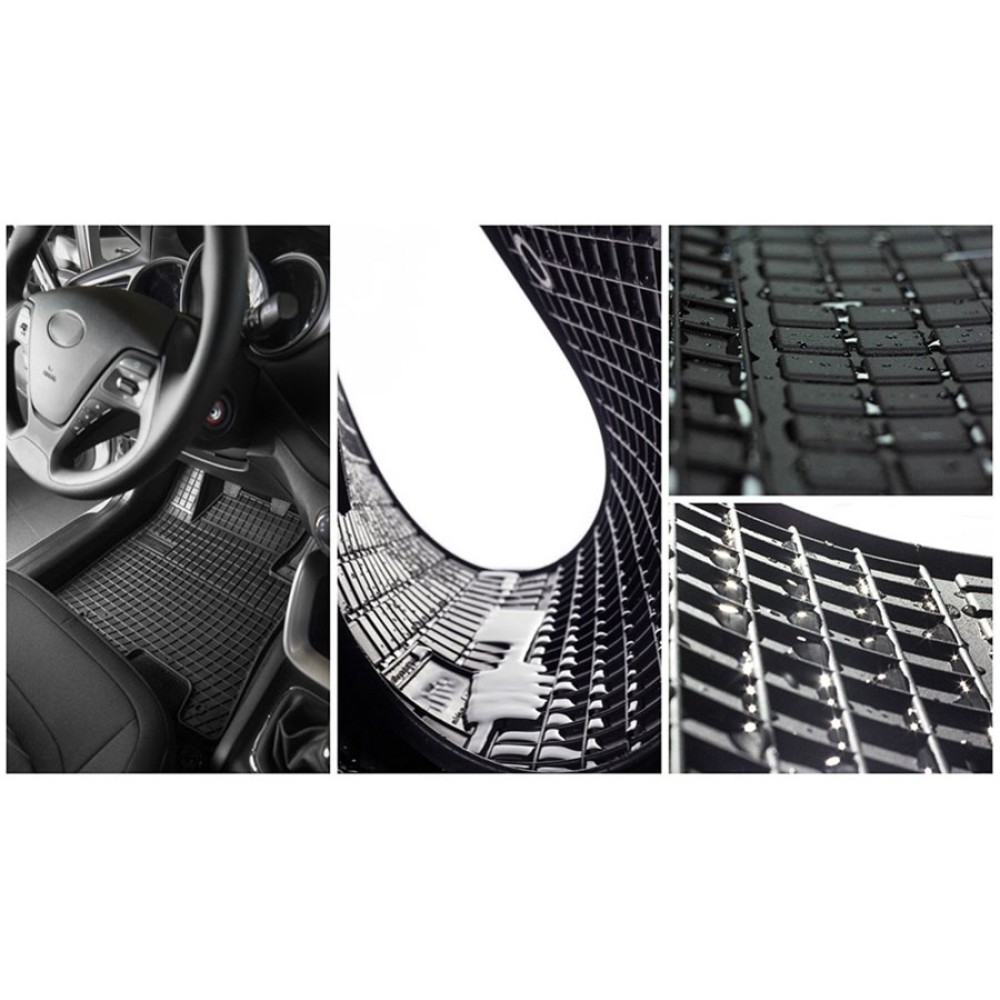 Πατάκια Αυτοκινήτου Λαστιχένια Hyundai H1 2008-> 2τμχ Frogum