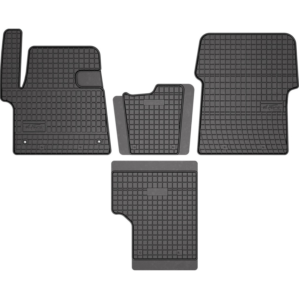 Πατάκια Αυτοκινήτου Λαστιχένια Peugeot Traveller 2017-> 4τμχ Frogum