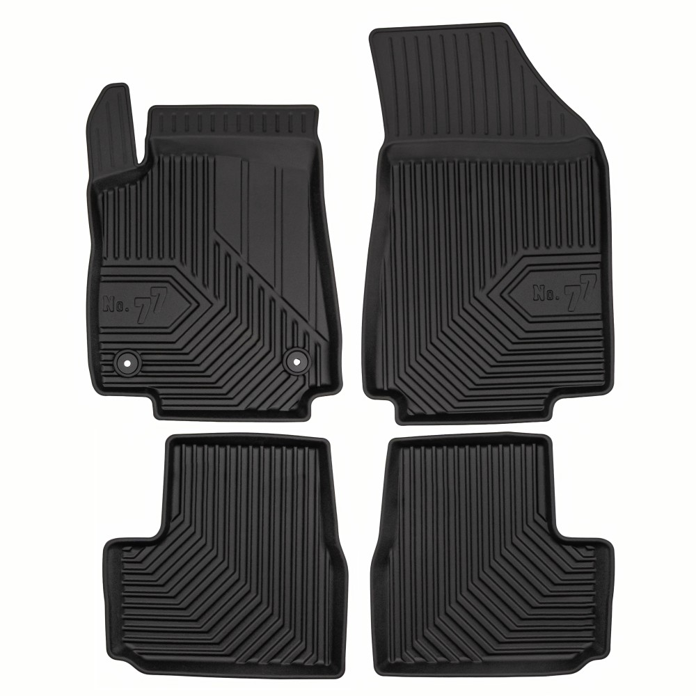 Πατάκια Αυτοκινήτου No77 Σκαφάκια για Citroen C3 IV 2024-> 4τμχ Frogum