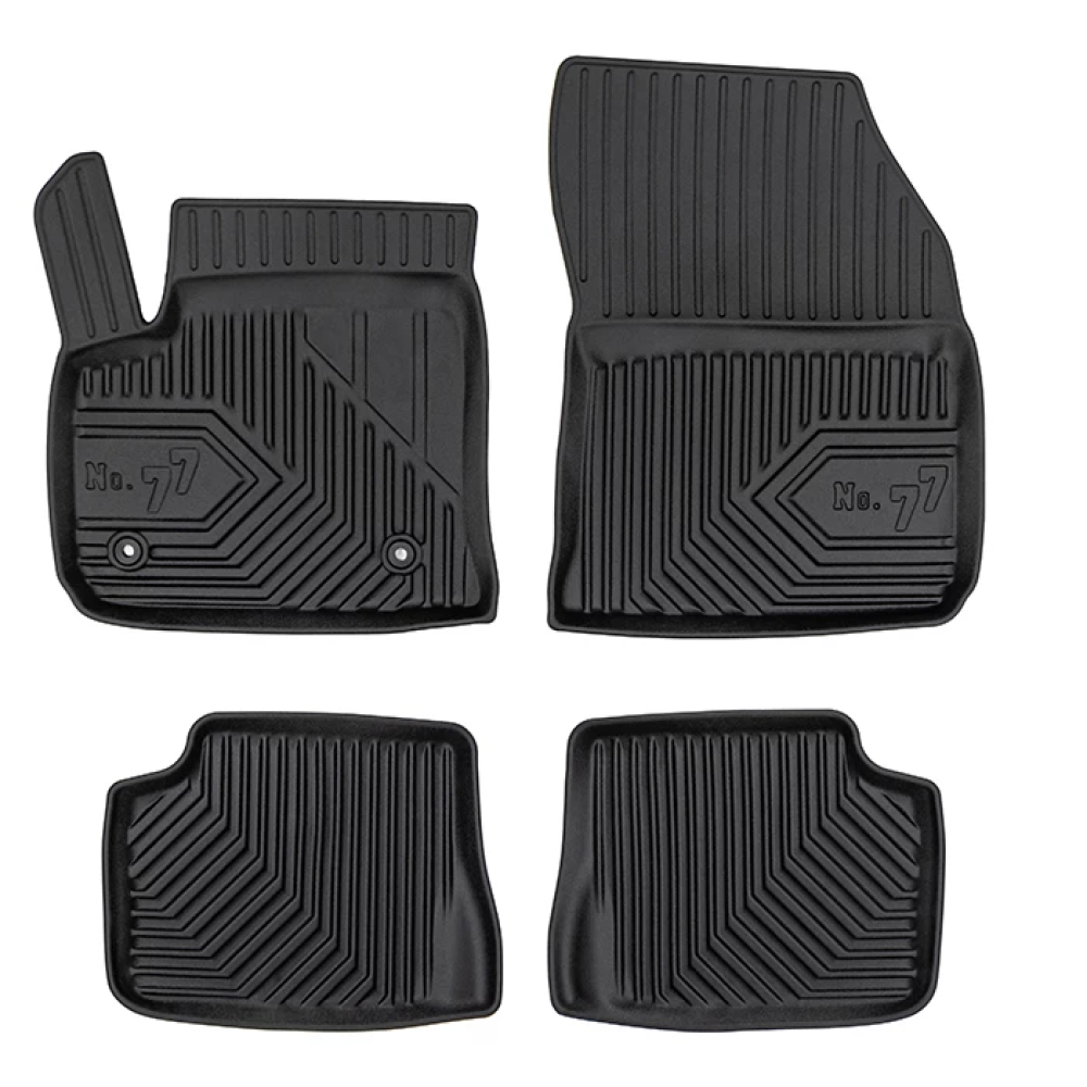 Πατάκια Αυτοκινήτου No77 Σκαφάκια για Fiat 600e 2023->Alfa Romeo Junior Electric 2023- Jeep Avenger electric 2023->  4τμχ Frogum