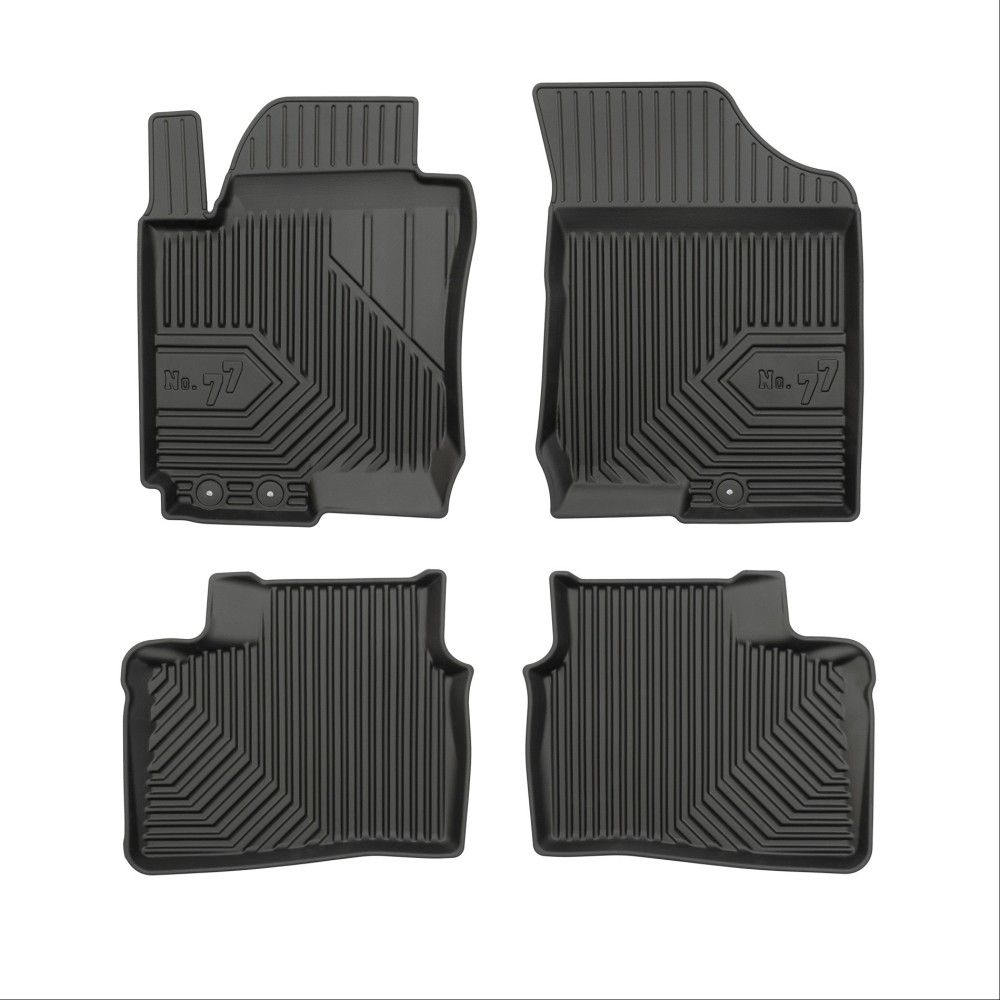 Πατάκια Αυτοκινήτου No77 Σκαφάκια για Hyundai i30 2007-2012 4τμχ Frogum