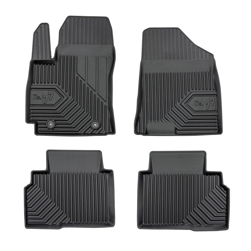 Πατάκια Αυτοκινήτου No77 Σκαφάκια για Hyundai Kona II 2022-> 4τμχ Frogum