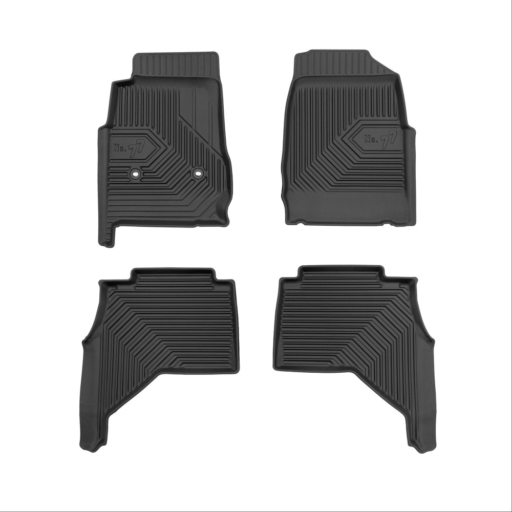 Πατάκια Αυτοκινήτου No77 Σκαφάκια για Isuzu D-Max Double Cab 2012-2019 4τμχ Frogum