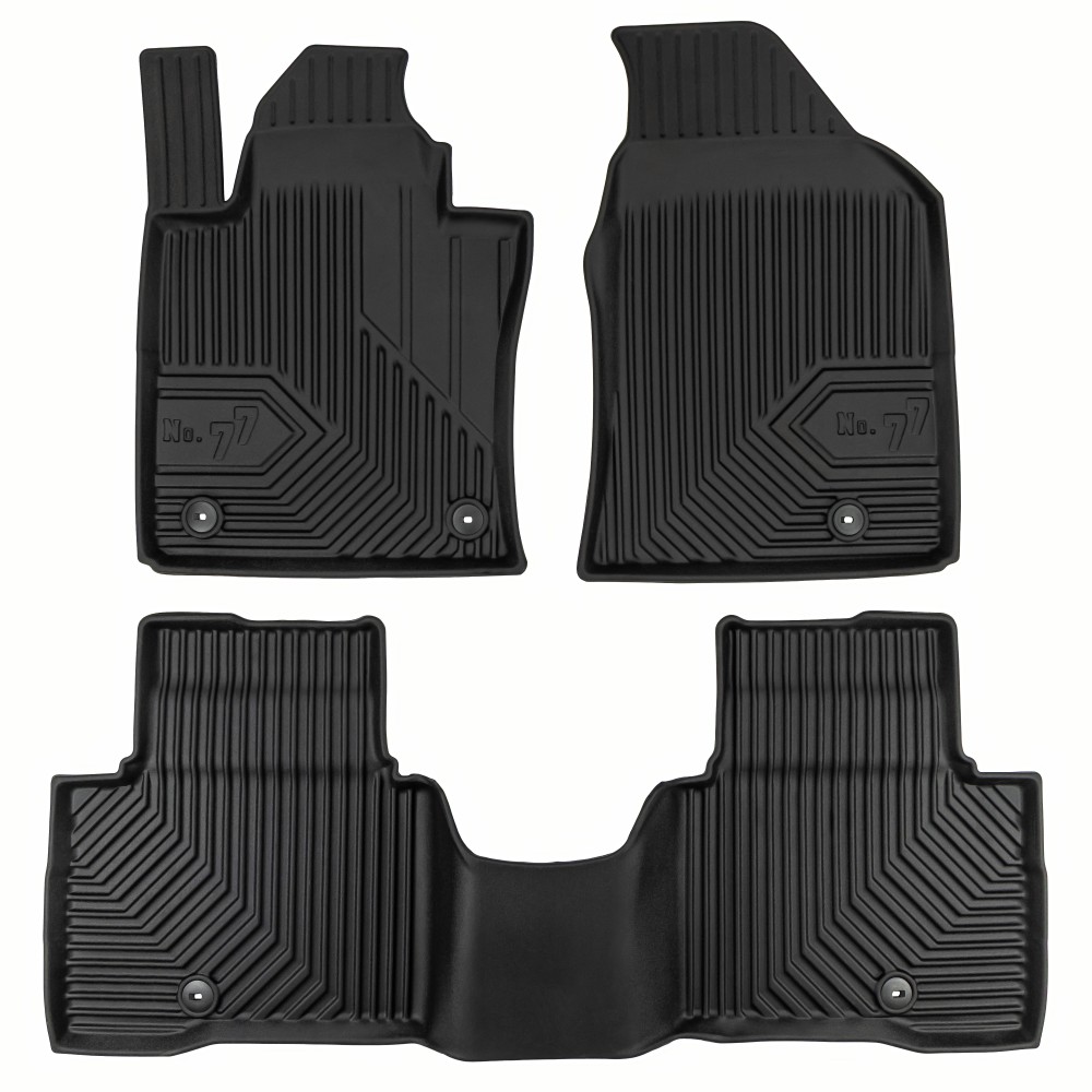 Πατάκια Αυτοκινήτου No77 Σκαφάκια για KGM Actyon suv 2024-> 3τμχ Frogum