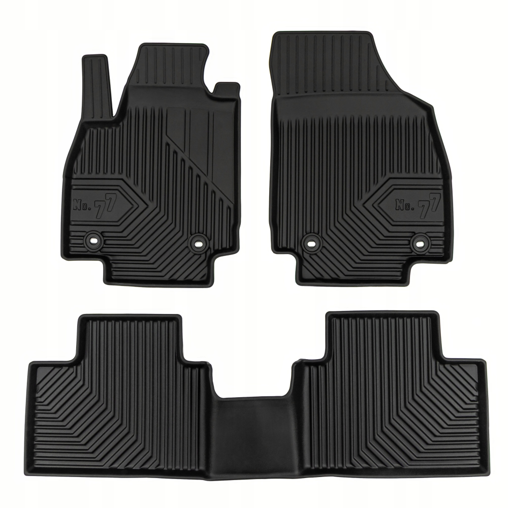 Πατάκια Αυτοκινήτου No77 Σκαφάκια για MG ZS II Crossover+ Hybrid 2023-> 3τμχ Frogum