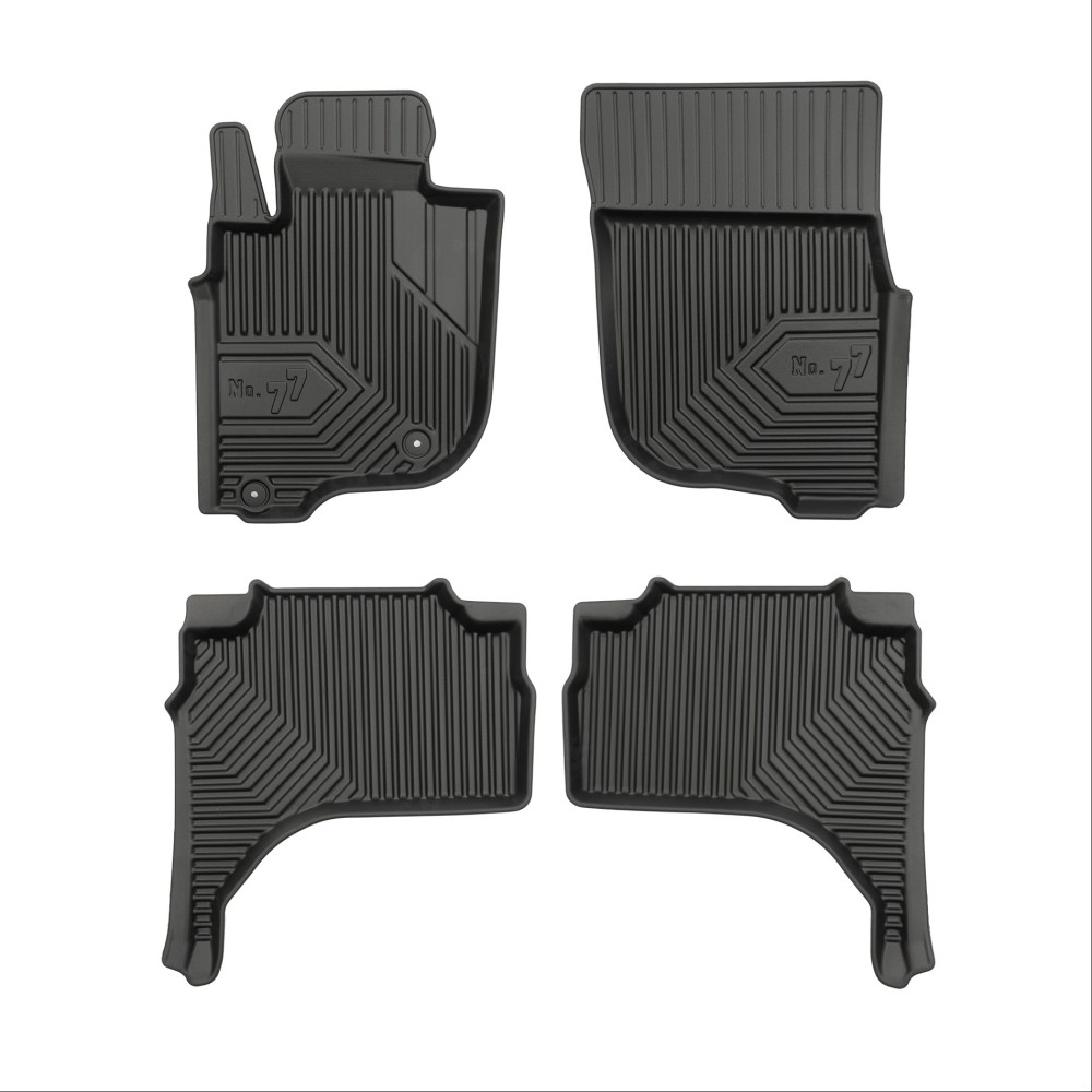 Πατάκια Αυτοκινήτου No77 Σκαφάκια για Mitsubishi L200 Double Cab (Facelift) 2019-> 4τμχ Frogum