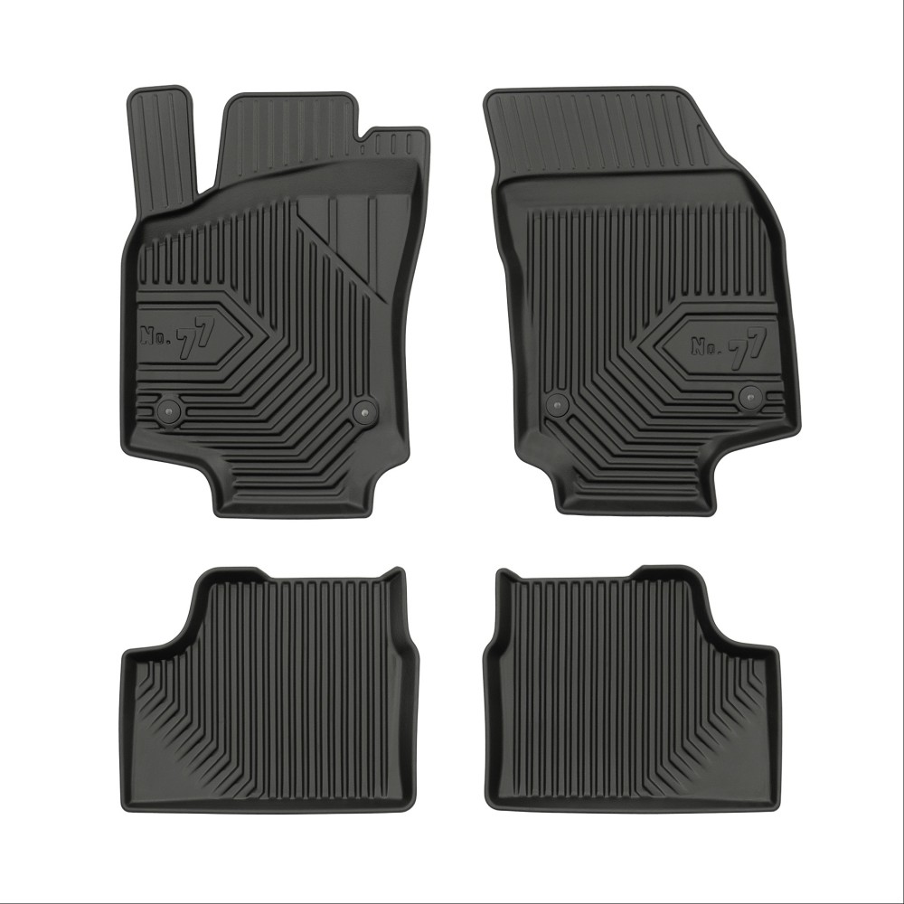 Πατάκια Αυτοκινήτου No77 Σκαφάκια για Opel Astra H 2004-2009 4τμχ Frogum