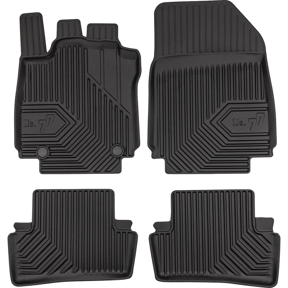 Πατάκια Αυτοκινήτου No77 Σκαφάκια για Renault Clio IV 2012-2020 3τμχ Frogum