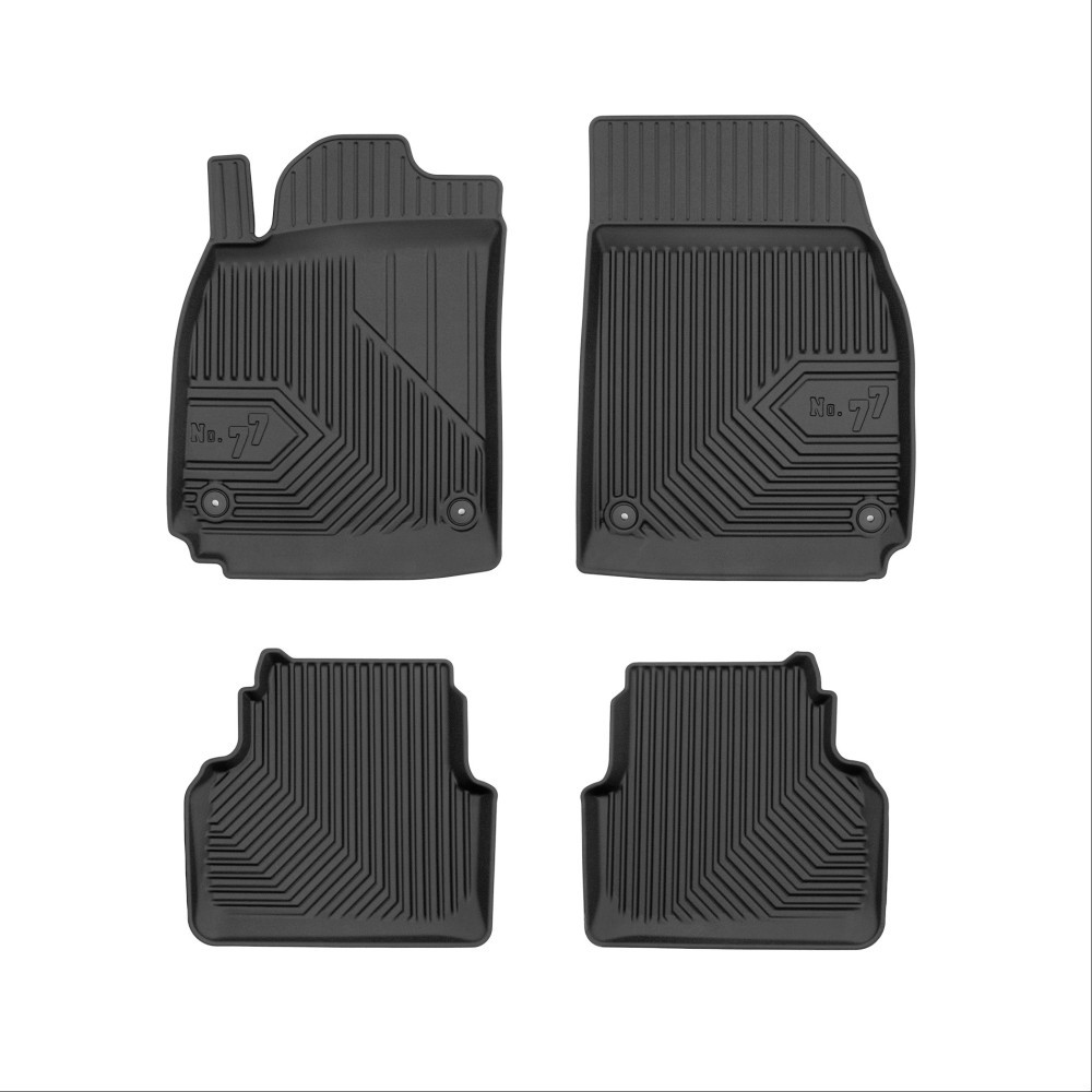 Πατάκια Αυτοκινήτου No77 Σκαφάκια για Saab 9-3 2002-2011 4τμχ Frogum