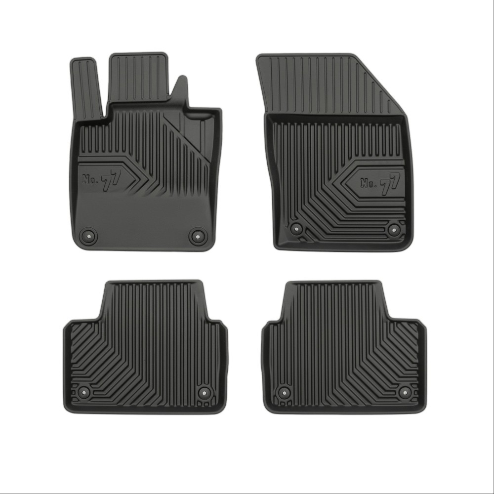 Πατάκια Αυτοκινήτου No77 Σκαφάκια για Volvo S60 2018-> 4τμχ Frogum