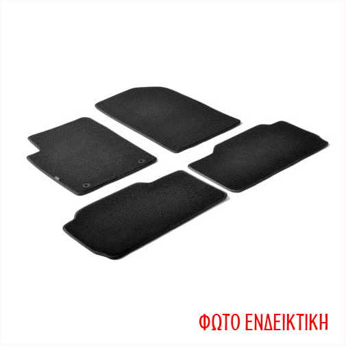 ΠΑΤΑΚΙΑ EXECUTIVE ΜΟΚΕΤΑ ΓΙΑ CHEVROLET SPARK 02/2010-09/2015 ΣΕ ΜΑΥΡΟ ΧΡΩΜΑ ΧΩΡΙΣ ΚΟΥΜΠΩΜΑΤΑ LAMPA - 4 ΤΕΜ.