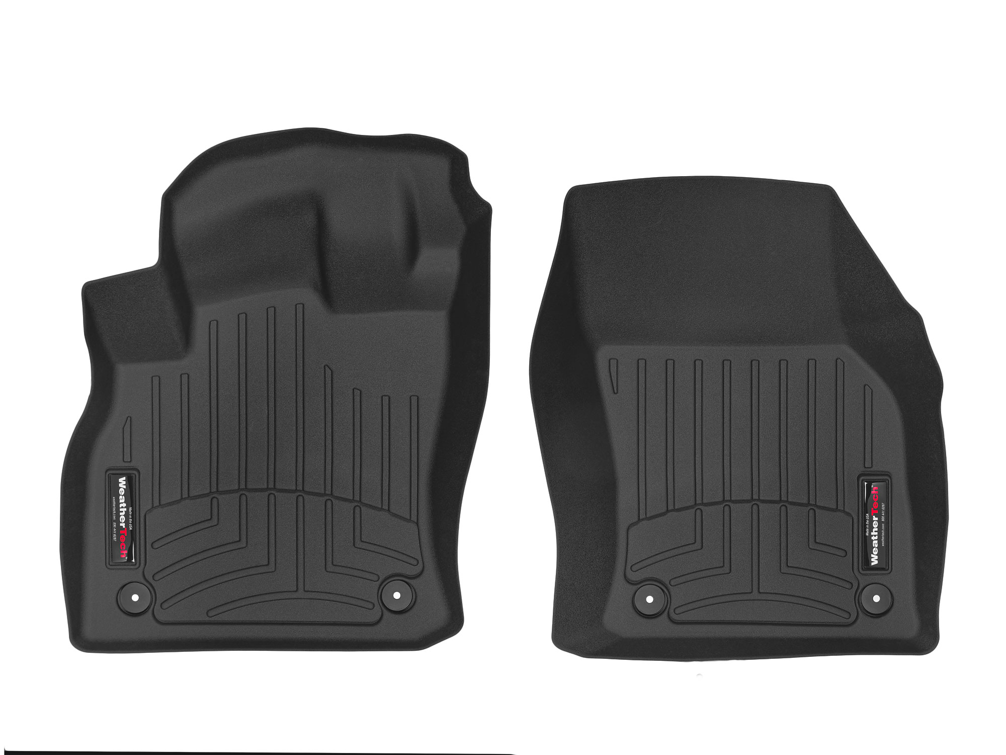 ΠΑΤΑΚΙΑ  ΓΙΑ AUDI Q3 2018+  ΜΠΡΟΣΤΙΝΑ ΜΑΥΡΑ 2ΤΕΜ WEATHERTECH