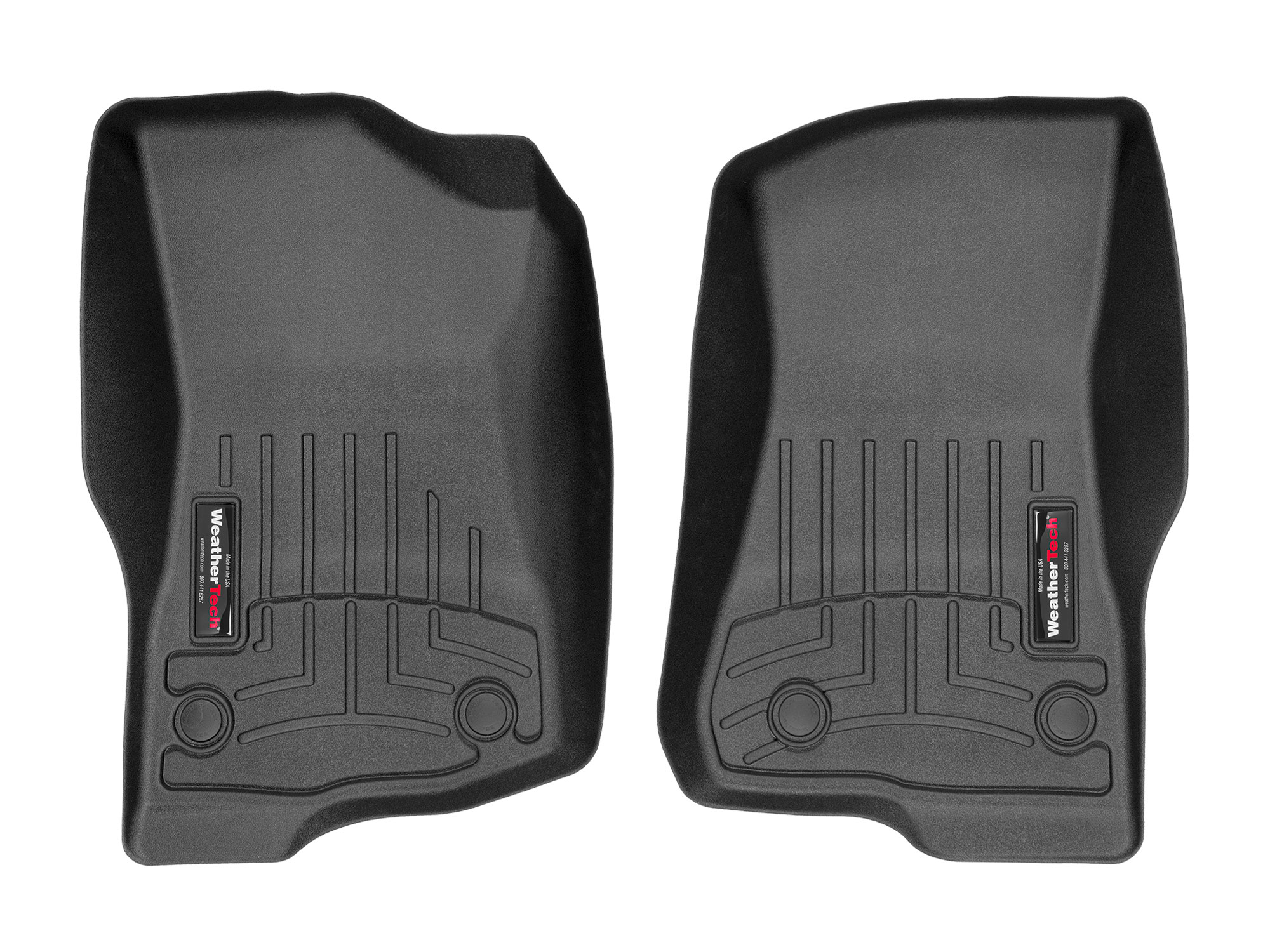 ΠΑΤΑΚΙΑ  ΓΙΑ JEEP WRANGLER 2018+/ JEEP GLADIATOR 2018+  ΜΠΡΟΣΤΙΝΑ ΜΑΥΡΑ 2ΤΕΜ WEATHERTECH