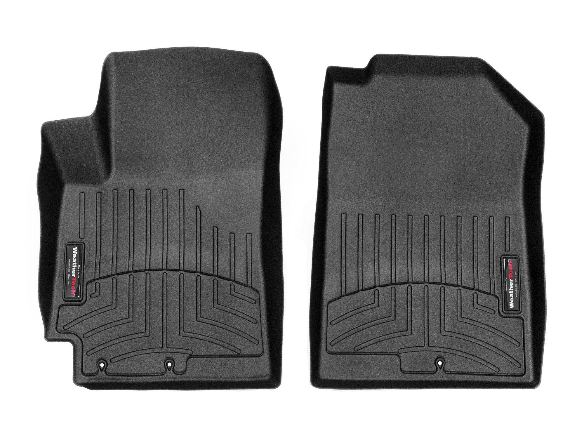 ΠΑΤΑΚΙΑ  ΓΙΑ KIA STONIC 2017+  ΜΠΡΟΣΤΙΝΑ ΜΑΥΡΑ 2ΤΕΜ WEATHERTECH