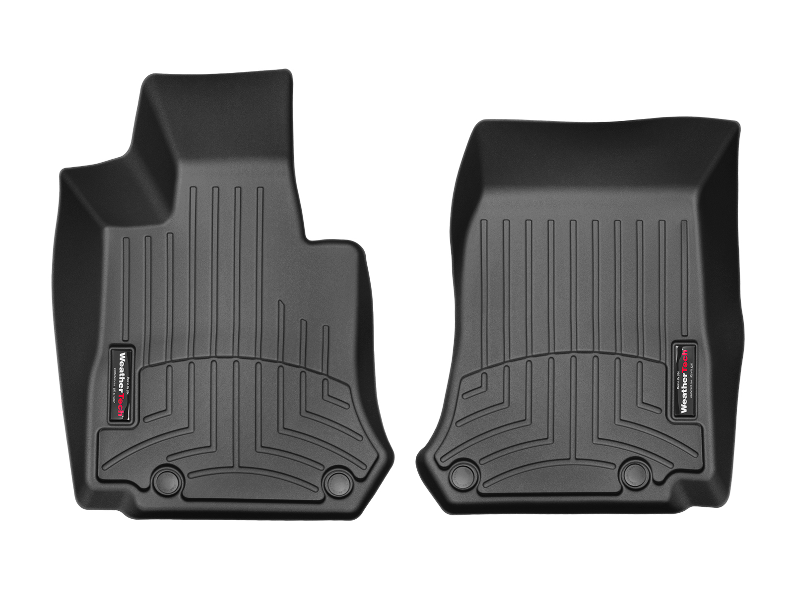 ΠΑΤΑΚΙΑ  ΓΙΑ MERCEDES GLC X253 2015-2021  ΜΠΡΟΣΤΙΝΑ ΜΑΥΡΑ 2ΤΕΜ WEATHERTECH