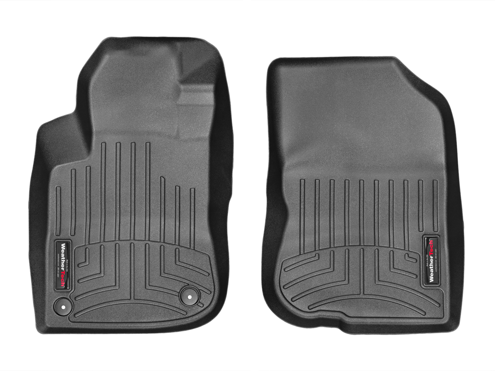 ΠΑΤΑΚΙΑ  ΓΙΑ PEUGEOT 208 2012-2019 /PEUGEOT 2008 2013-2019  ΜΠΡΟΣΤΙΝΑ ΜΑΥΡΑ 2ΤΕΜ WEATHERTECH