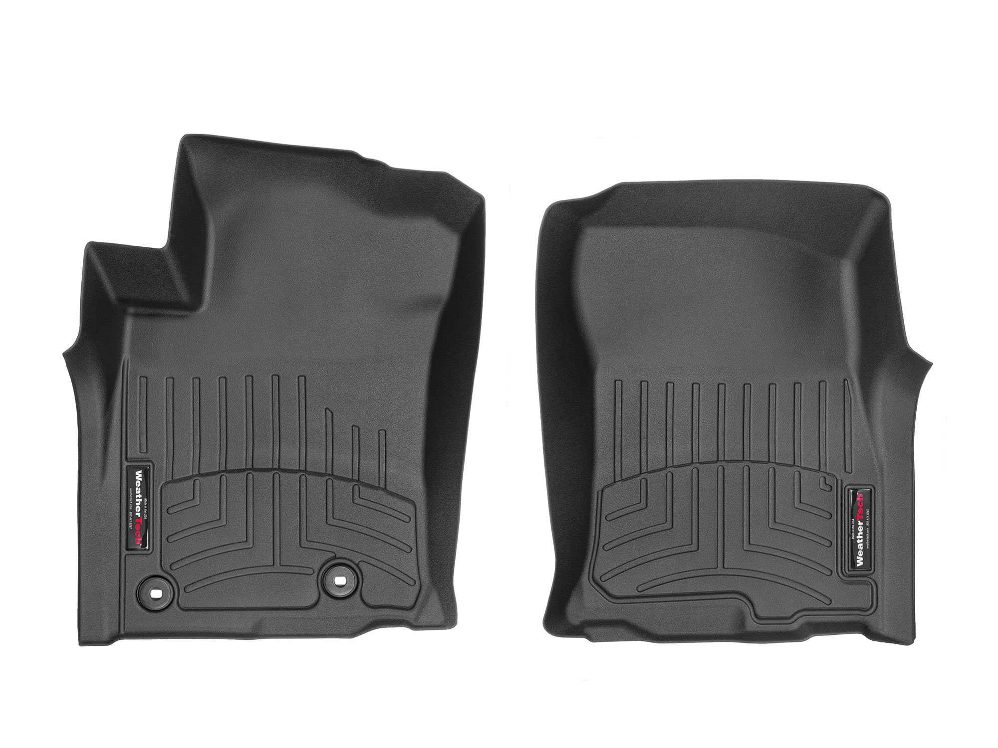 ΠΑΤΑΚΙΑ  ΓΙΑ TOYOTA LAND CRUISER 2017-2021  ΜΠΡΟΣΤΙΝΑ ΜΑΥΡΑ 2ΤΕΜ WEATHERTECH