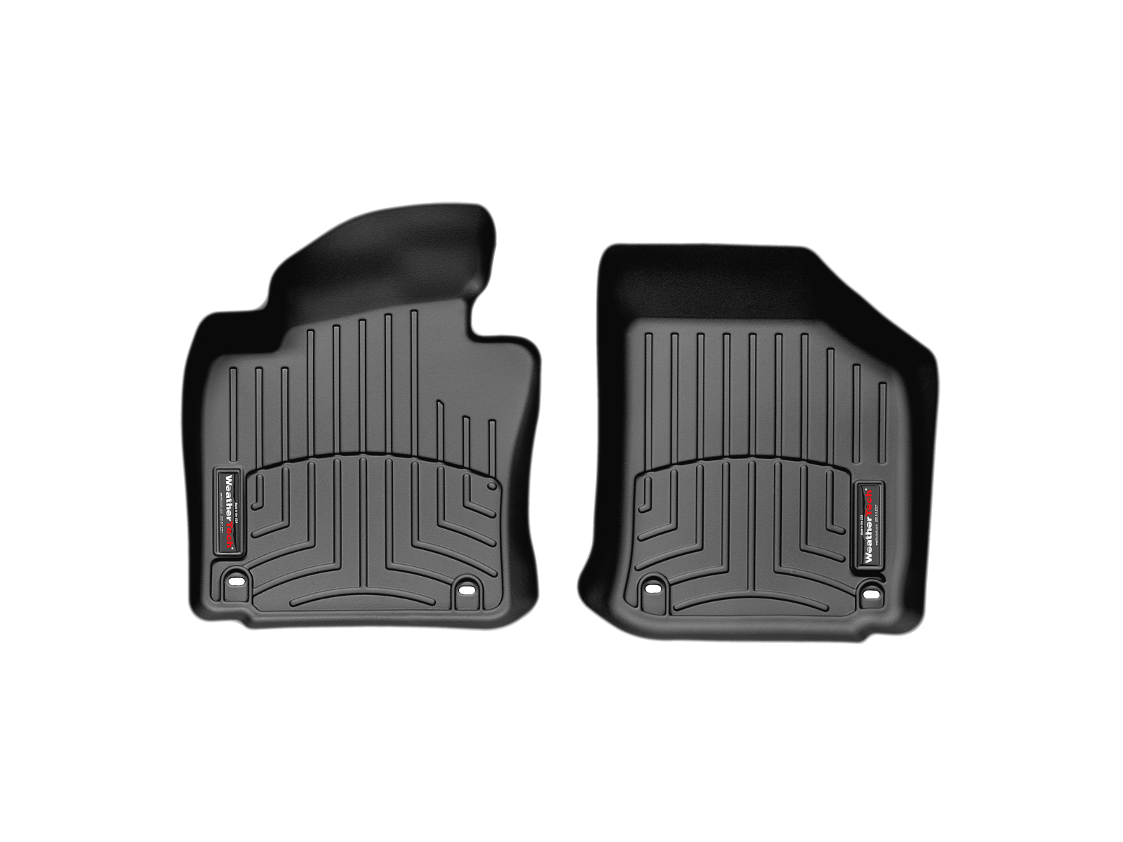 ΠΑΤΑΚΙΑ  ΓΙΑ VW GOLF VI 2008-2012  ΜΠΡΟΣΤΙΝΑ ΜΑΥΡΑ 2ΤΕΜ WEATHERTECH