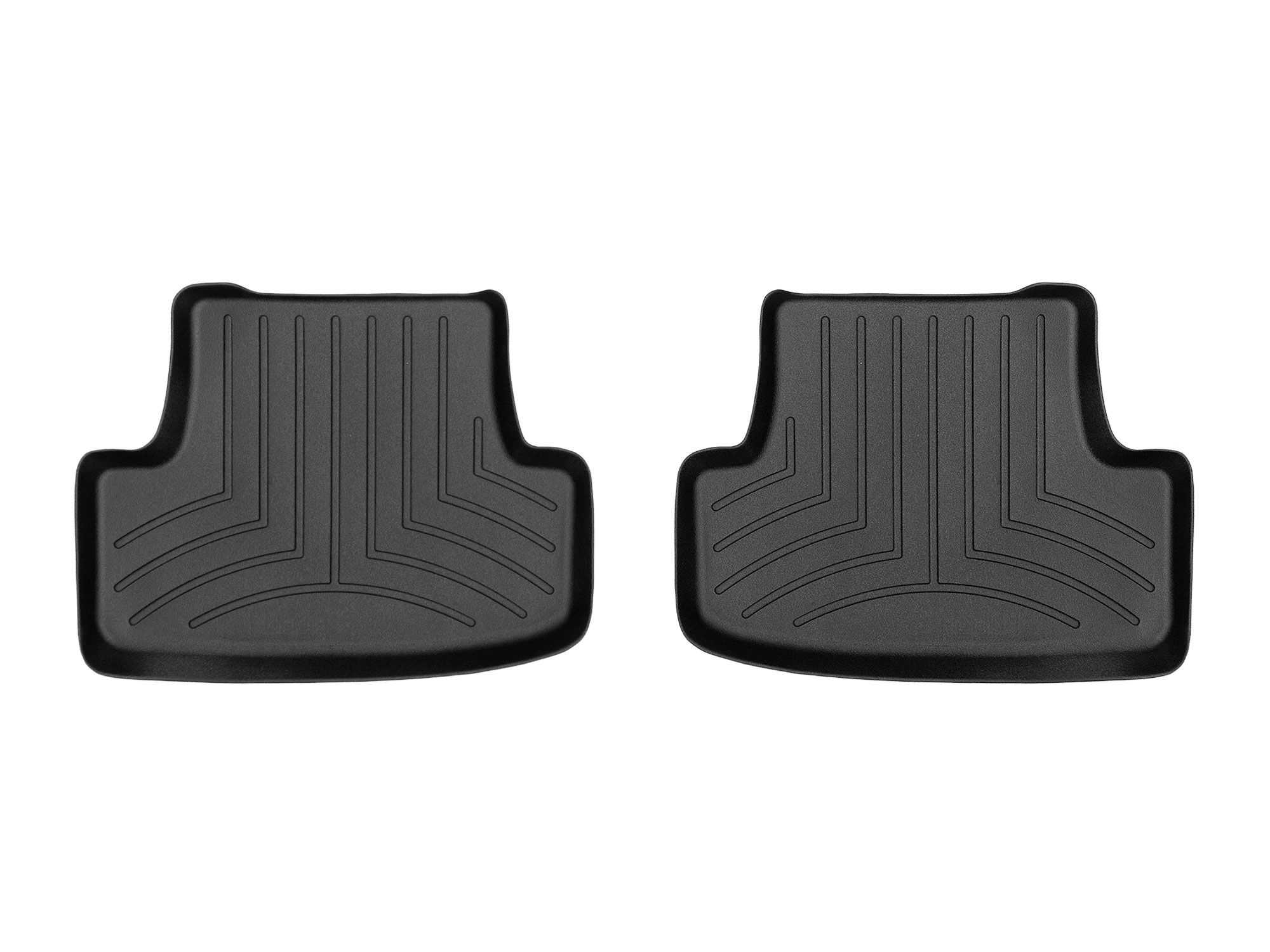 ΠΑΤΑΚΙΑ  ΓΙΑ VW T-ROC 2017+  ΟΠΙΣΘΙΑ ΜΑΥΡΑ 2ΤΕΜ WEATHERTECH
