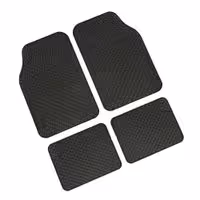 ΠΑΤΑΚΙΑ ΛΑΣΤΙΧΟ DRENA GOMMA 4 UNIVERSAL ΜΑΥΡΑ 43,5x66cm+44,5x33,5cm LAMPA - 4 ΤΕΜ