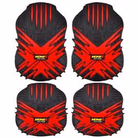 ΠΑΤΑΚΙΑ ΣΕΤ MONZA 4 ΤΜΧ - ΜΑΥΡΟ/ΚΟΚΚΙΝΟ