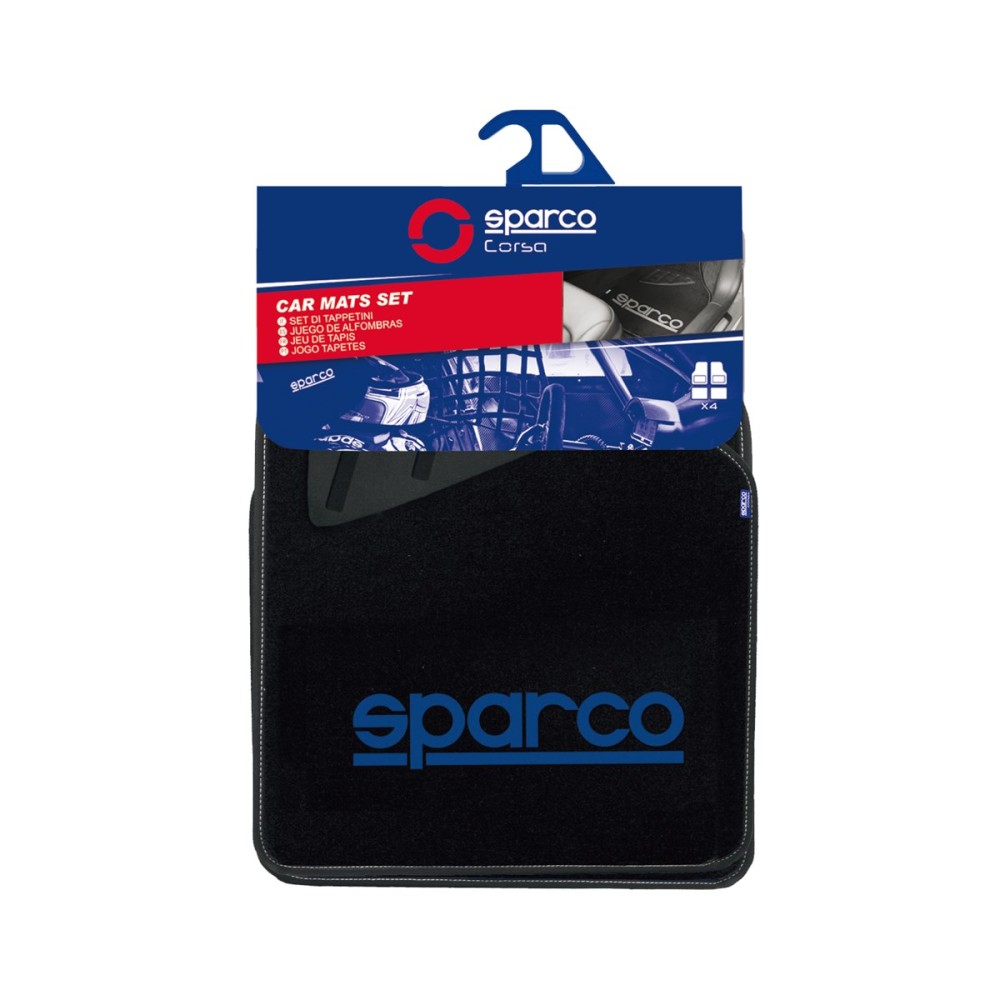 Πατάκια SPARCO Με Μπλε Logo