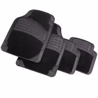 Σετ Πατάκια Packy Poda Continental Με Μοκέτα (Μαύρο)